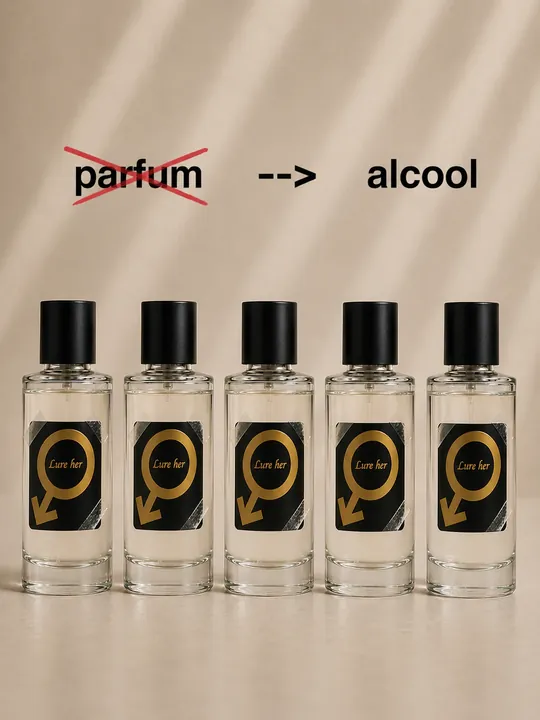 مقلّدات Lure Her وعطور رخيصة، مجرد كحول