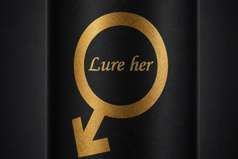 شعار UV مطبوع على قنينة Lure Her